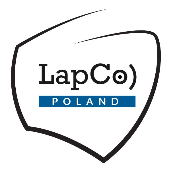 Logo Akademia Lapco Poland Online - webinary, szkolenia, certyfikacja. Laparoskopia, Chirurgia kolorektalna, Chirurgia minimalnie inwazyjna, TME ,taTME, Chirurgia laparoskopowa